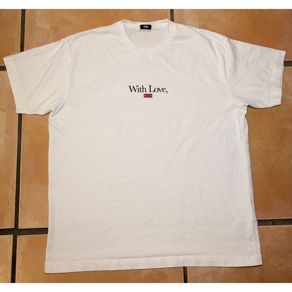 KITH with Love White Size Large Short Sleeve T-shirt